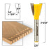 YONICO Dovetail Router Bits 14 Degree X 3/4-Inch with 1/4-Inch Shank 14116q