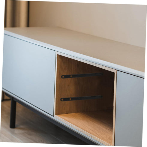 2pcs POPETPOP Side Mount Drawer Slide Smooth Sliding Drawer Track Guides for Cabinets Wardrobes Bedside Furniture Easy