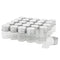 5ml Glass Vials with Screw Caps and Plastic Stoppers, Leak-Proof Sample Vial, 25PCS