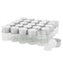 5ml Glass Vials with Screw Caps and Plastic Stoppers, Leak-Proof Sample Vial, 25PCS