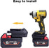 ML18DL Battery Adapter for Dewalt 20V Cordless Tools, Compatible with Milwaukee 18V M18 Battery, Adapter Only