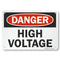 SmartSign “Danger - High Voltage” Aluminum Sign | 7" x 10"