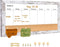 Magnetic Weekly Dry Erase White Board and Cork Board, White Wood Frame for Home Office