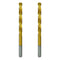 Tools 3/8 Inch x 6 Inch Cobalt Aircraft Extension Bit, 2 Pack M35 Cobalt Drill Bit, Industrial Titanium Coating