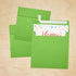 LUXPaper Square Invitation Envelopes | 80lb. Text | Limelight Green | 6" x 6" | 250 Qty