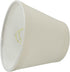 Aspen Creative 32067-6A, 3" 5" 4" Set 6 Hardback Empire Clip-On Chandelier Lamp Shade, Off-White, Top x Bottom x Slant