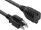 2 ft 14 AWG Outlet Saver Power Extension Cord, NEMA 5-15P to NEMA 5-15R Extension Cable