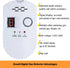 Natural Digital Gas Detector, Home Gas Alarm, High Sensitivity LPG LNG Coal Leak Detection Monitor Sensor