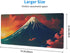 Sunset Pink Clouds Mountain Gaming Mouse Pad XL, Large Non-Slip Rubber Mousepad, Long Extended Mouse Pad, 31.5'' X