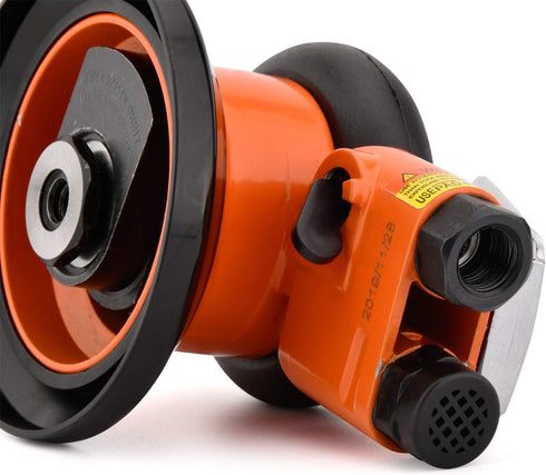 ZHONGAN 6" Pneumatic Air Random Orbital Sander - Heavy Duty Polishing Tool for Wood Working