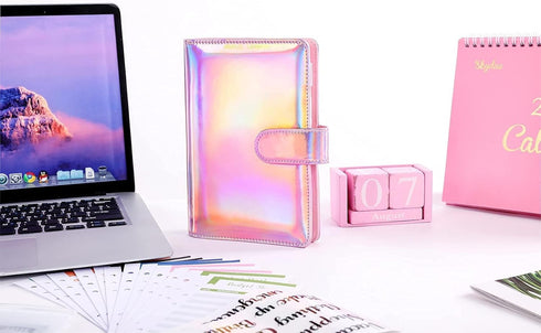 SKYDUE Budget Binder with Zipper Envelopes, Cash Envelopes and Expense Budget Sheets for Effective Budgeting