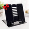 MSDADA Desk Book Stand Metal Reading Rest Cookbook Holder, Adjustable and Portable for Recipes and Textbooks