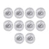 10 pcs Double Hooked Weight, Metal Weight with Hooks for Physics Laboratory Work, 50g