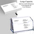 Clear Acrylic Business Card Holder, Desk Name Card Organizer Fits 50 Business Cards