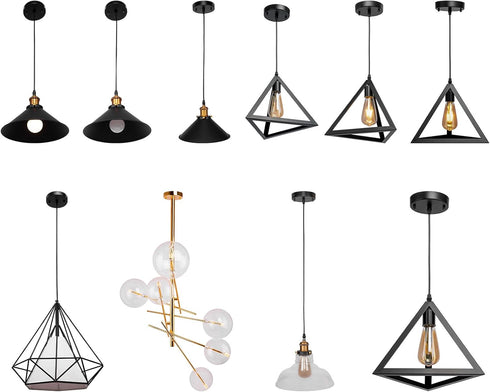 3set 180 PATIKIL Light Fixture Mounting Bracket, Ceiling Wall Light Crossbar Rotation Universal Lamp Fixture