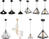 2set 180 PATIKIL Light Fixture Mounting Bracket, Ceiling Wall Light Crossbar Rotation Universal Lamp Fixture