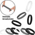 JOVITEC 12 Pieces Rubber Bracelets - Solid Color Silicone Wristbands, Multi-Pack Blank Bracelets for Events