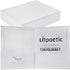 Two-Pocket Folders, White Glossy Laminated Paper Folder, Letter Size, Holds 100 Sheets, Box of 50
