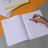 White Hardcover Blank Books for Kids to Write Stories, 8.5x11 Unlined Journals, 3 Pack, 18 Sheets/36 Pages Each