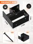 sogiv 4 3-Way 1.6"x3.6" Heavy Duty Workbench Bracket Kit, Pcs Right Angle Corner Brackets for DIY Custom Workbenches