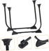 2pcs Holibanna Foldable Hairpin Table Legs Metal Furniture Legs for Coffee Table TV Stand Sofa Sturdy and Modern Design