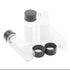 15ml Clear Glass Bottles Pack of 8 Small Liquid Sampling Vials with Write-on Spot and Graduations