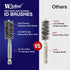 WICKED Professional ID Copper Tube Pipe Cleaner Replacement Brushes, 1/2" (6-Pack)