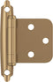 Amerock BPR3429CZ Cabinet Hinge, Variable Overlay Self Closing Face Mount, Champagne Bronze, 1 Pair