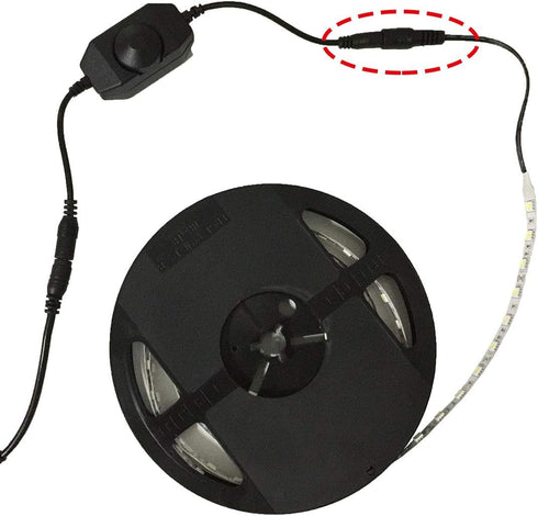 TronicsPros 12V-24V 3A Dimmer Dimmer Dimmer 5.5mm 2.1mm 5050 3528 2835 5630 DC LED Strip Switch LED Tape Controller PWM