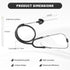 VCYOPN Car Mechanic Stethoscope, Auto Cylinder Noise Diagnostic Tool with Extended Probe, Professional Engine Sensitive