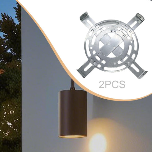 KiBcsLic 2Pcs Light Fixture Mounting Bracket Close to Ceiling Light Mount Plate Compact Lighting Fixture Bracket