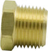 Legines Brass Pipe Fitting Hex Bushing, 1/2" NPT Male to 1/4" NPT Female Adapter, 1200psi (Pack of 2)