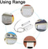 Aoje-Link OC-60B NC Rolling Door Contact Magnetic Reed Switch Alarm Sensor with 2 Wires, Zinc Alloy, 2pcs