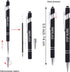 Funny Pens, 12 Pcs Sarcastic Ballpoint Pens, Fine Point Smooth Writing Pens with Screens Touch Stylus Tips, Black Ink