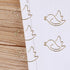 Cute Gold Bird Shape Paper Clips, 50 Pcs Creative Decoration Animal Shaped Paperclip for Organizing