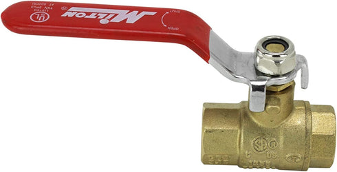 Milton S-1094-6 Full Port Ball Valve, 3/8" x 3/8" FNPT
