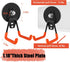 Heavy Duty Large Magnetic Hooks, 4 Pack Strong Magnet Hooks for Garden Tools, Workshop, Anti-Scratch Holder
