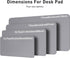 Leather Desk Pad Protector, Mouse Pad, Office Desk Mat, Non-Slip PU Leather Blotter, Waterproof Desk Writing Pad (36" x
