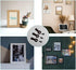 100 Pieces Metal Picture Frames Turn Button Fasteners with 100 Pieces Screws, Picture Frame Hardware Backing Clips Picture Turn Button Frame Picture Turn Button Fasteners Set