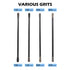 SCOTTCHEN Sanding Sticks Matchsticks, Fine Detailing Sanding Grits 120/180 and 400/800 - 10 Pack