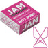JAM PAPER Colorful Butterfly Clips - Pink Paper Clamps, 15/Pack