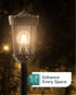 6 Pack Sunco Lighting A19 Outdoor LED Bulbs, 9W (60W Equivalent), 3000K Warm White, Photocell Sensor