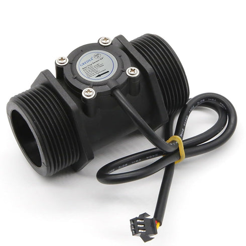 2" Food-Grade Water Flow Sensor Switch - Hall Effect Flowmeter Fluid Meter Counter 10-200L/min