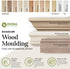 WM144 1/4"D 3/4"W 96"L, - Americraft Screen Moulding, Solid Hardwood, x x Stain Grade Walnut