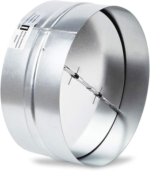 neverest RK 8" Backdraft Shutter Damper Connector Duct Professional