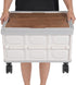 Offices,14.53 Folding Utility Rolling Cart, Portable Shopping Handcart, Collapsible Cart with Wheels for Camping