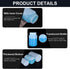 Heyiarbeit Plastic White Translucent Lab Chemical Reagent Bottle 500ml, Wide Mouth Liquid Storage Container, 5pcs