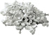 QualGear 6mm Cable Clips, White, 100 Pack, CC1-W-100-P
