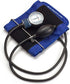 PARAMED Aneroid Sphygmomanometer, Manual Blood Pressure Cuff with Universal Cuff 8.7-16.5", Carrying Case, Blue
