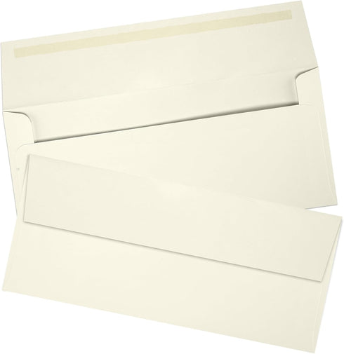 LUXPaper #9 Slimline Invitation Envelopes | 3 7/8" x 8 7/8" | Natural | 70lb. Text | 50 Qty by LUXPaper